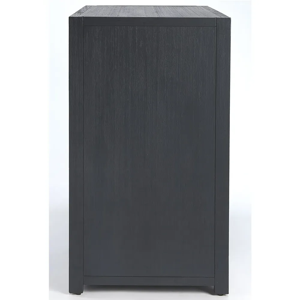 Allura Chest Dresser - Navy Blue, Acacia Wood