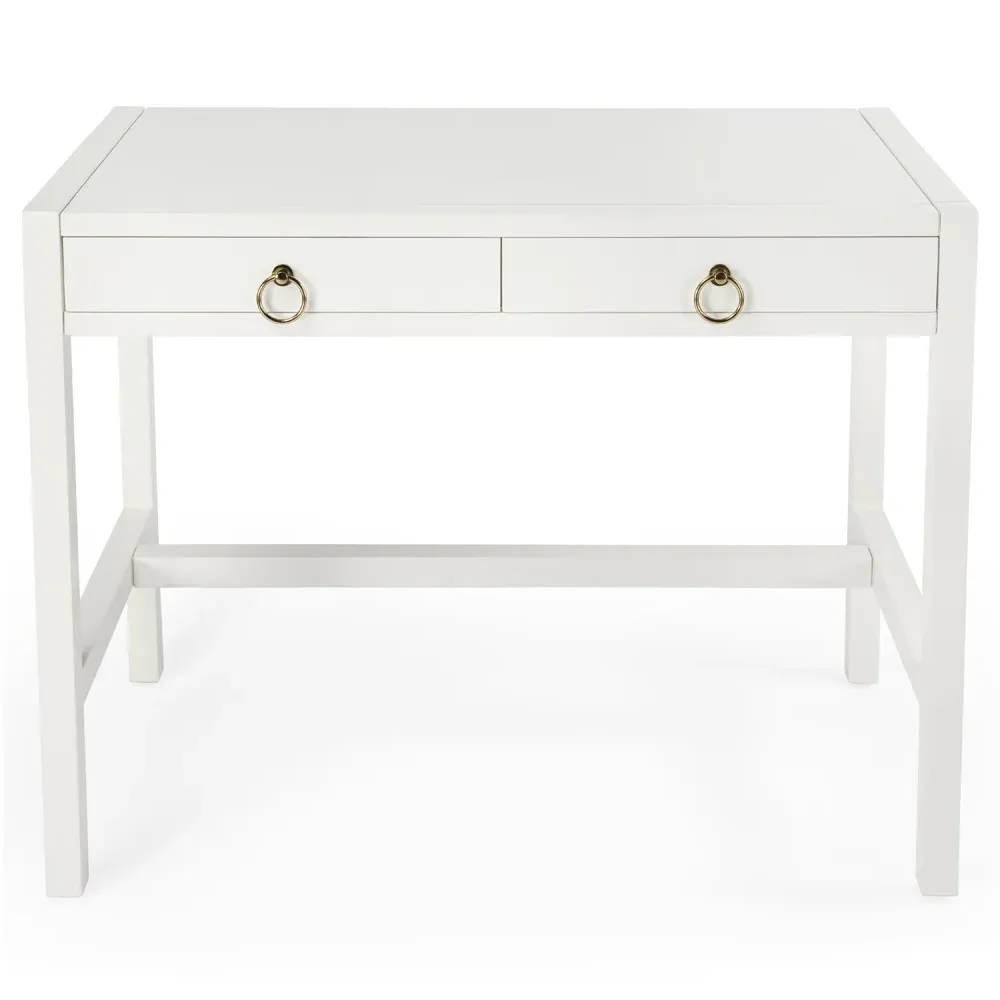 Allura Desk - White, Pine Wood