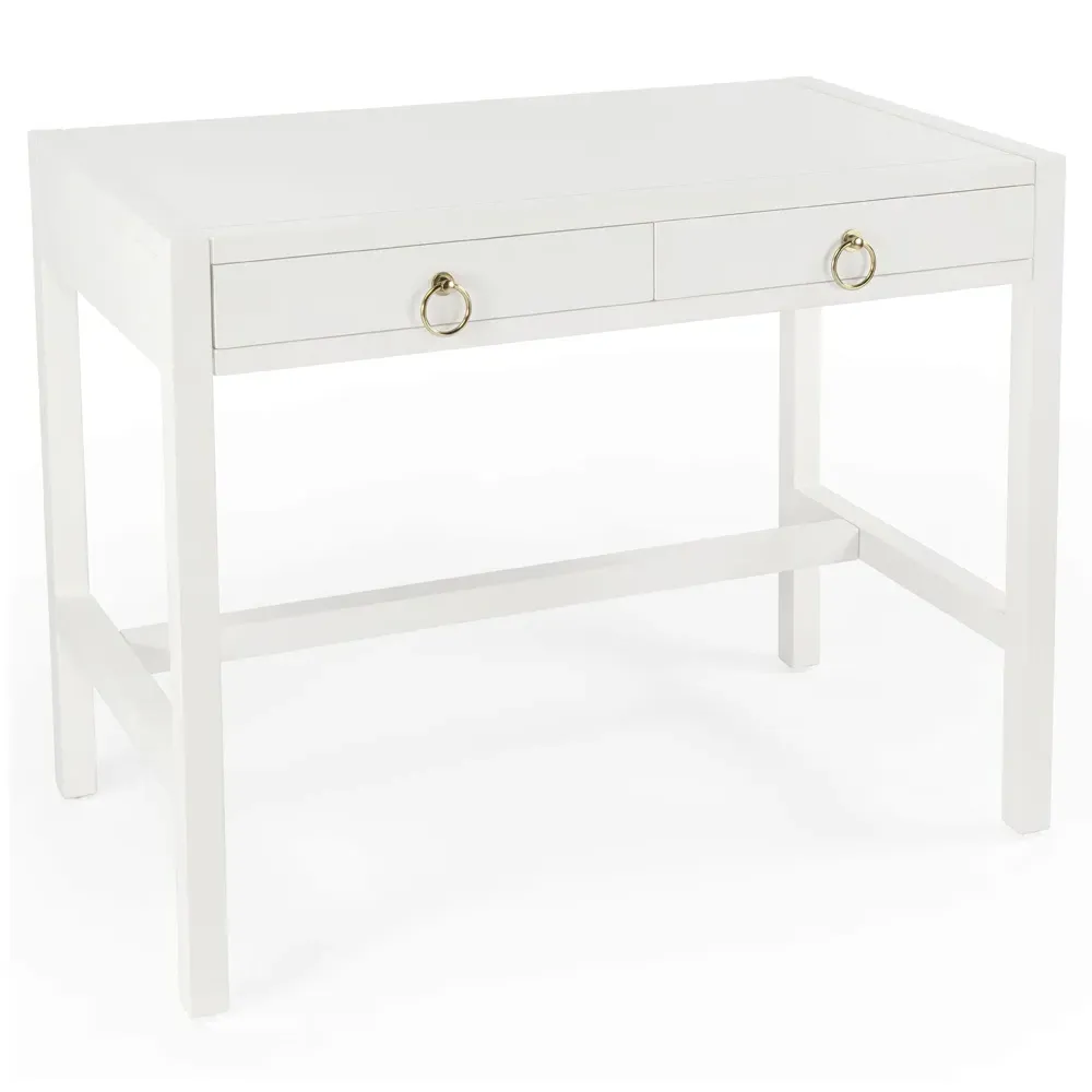 Allura Desk - White, Pine Wood