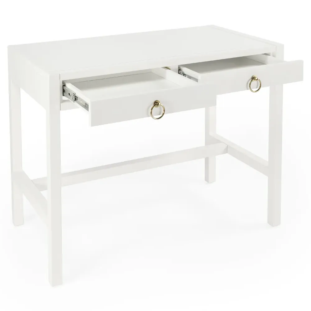 Allura Desk - White, Pine Wood