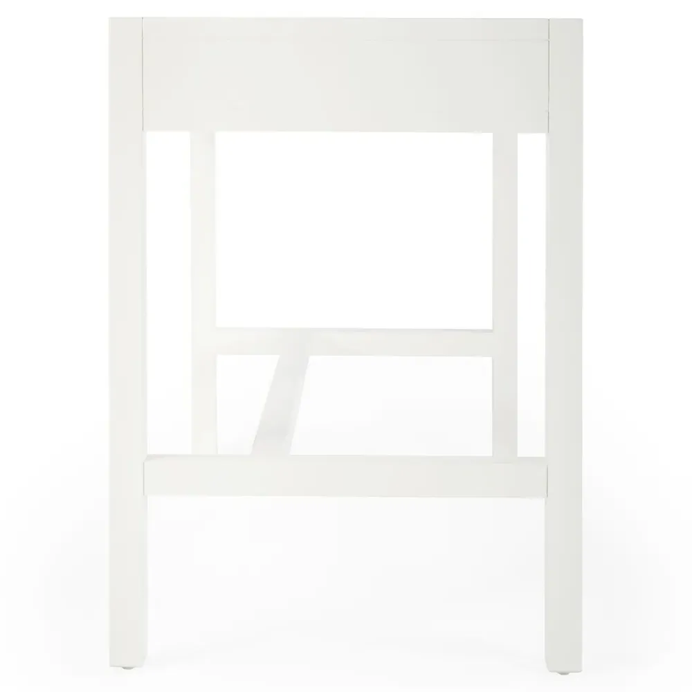 Allura Desk - White, Pine Wood