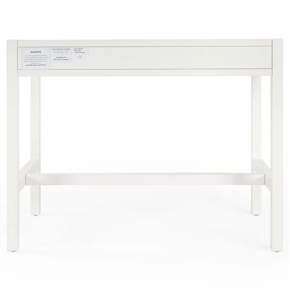 Allura Desk - White, Pine Wood