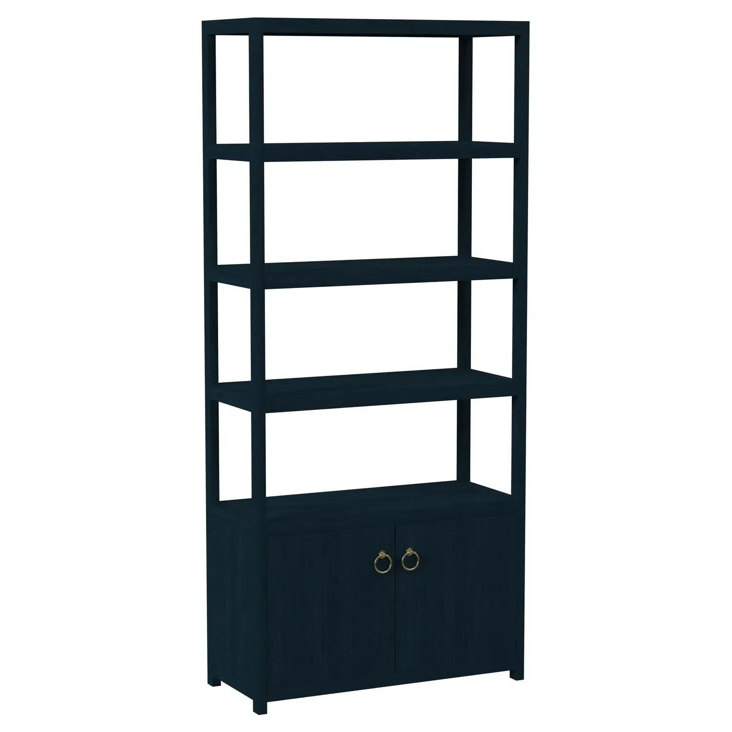 Allura Etagere - Blue, Acacia Wood