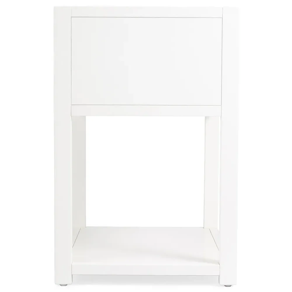 Allura Side End Table - White, Wood