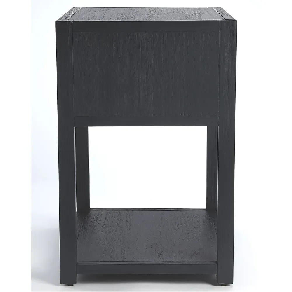 Allura Side Table - Blue, Acacia Wood