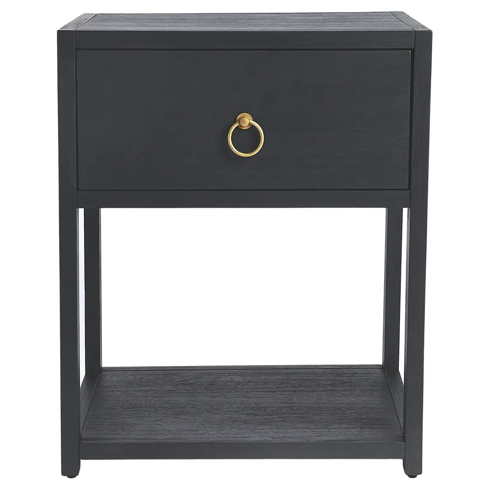 Allura Side Table - Blue, Acacia Wood image