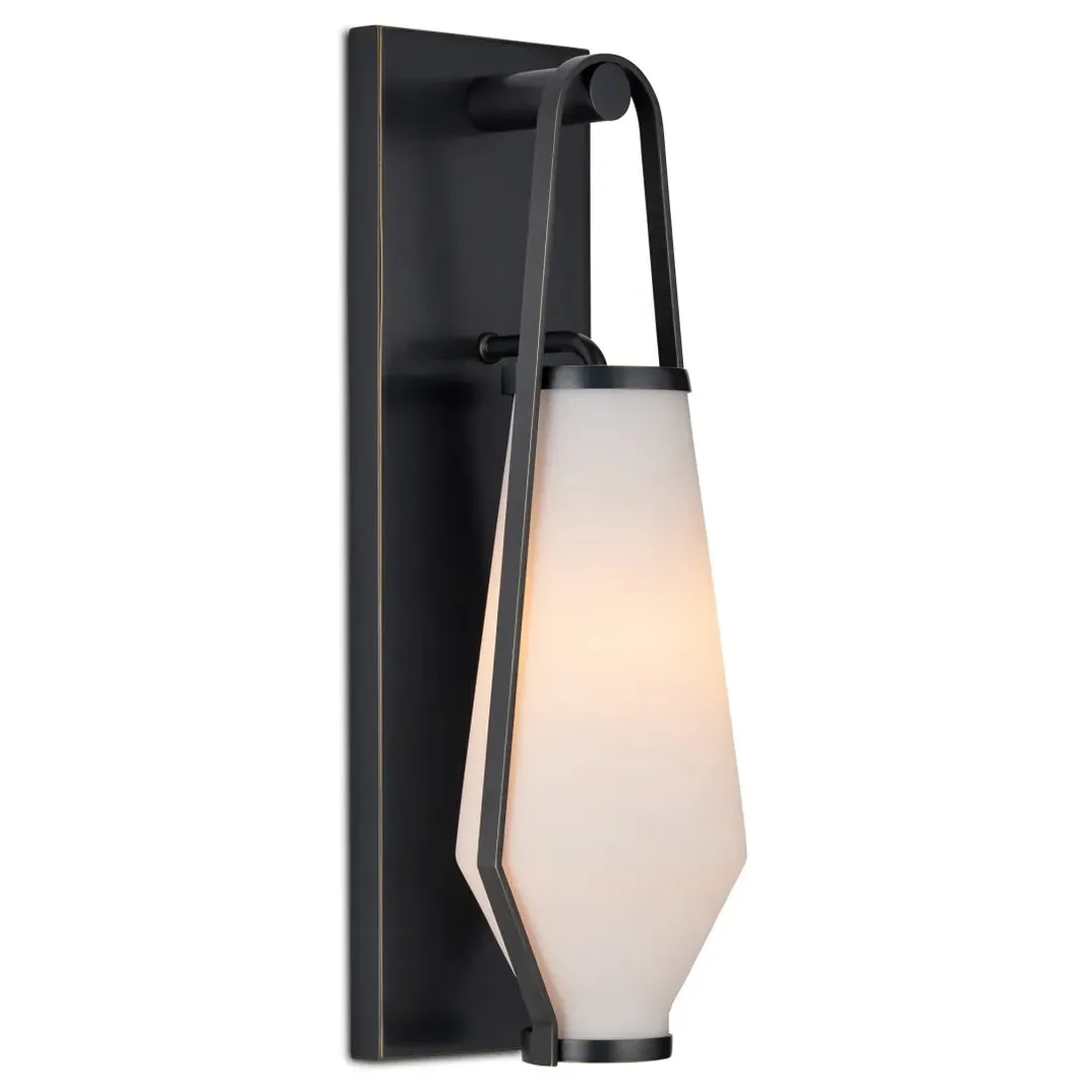 Almar Bath Wall Sconce - Oil Rubbed Bronze, Glass