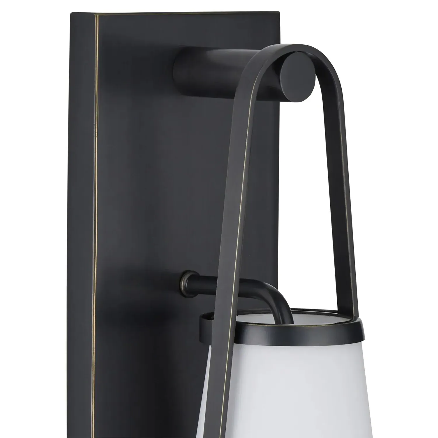 Almar Bath Wall Sconce - Oil Rubbed Bronze, Glass