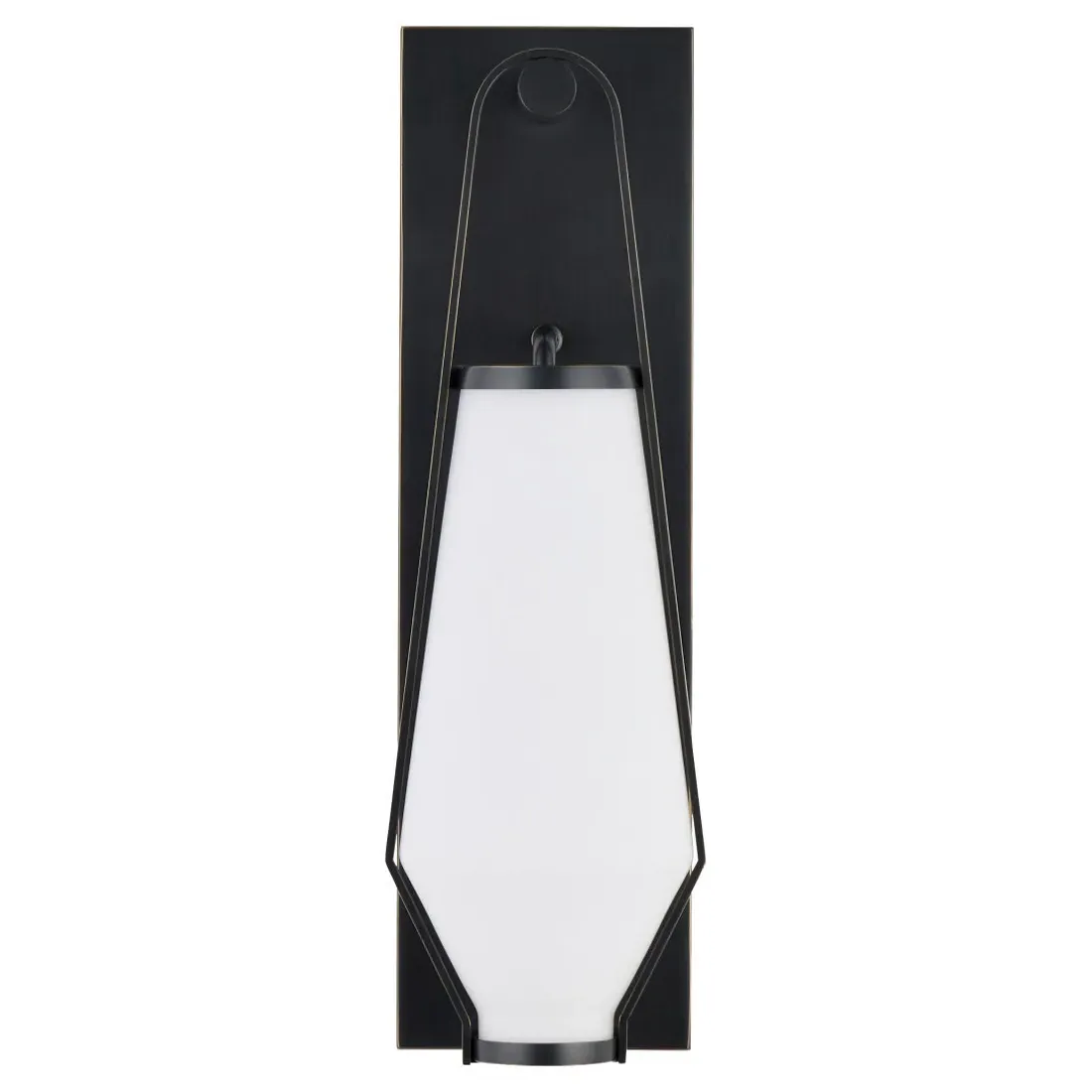 Almar Bath Wall Sconce - Oil Rubbed Bronze, Glass