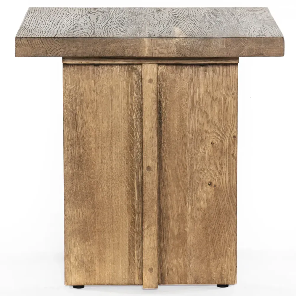 Alston Square End Table - Brown, Oak