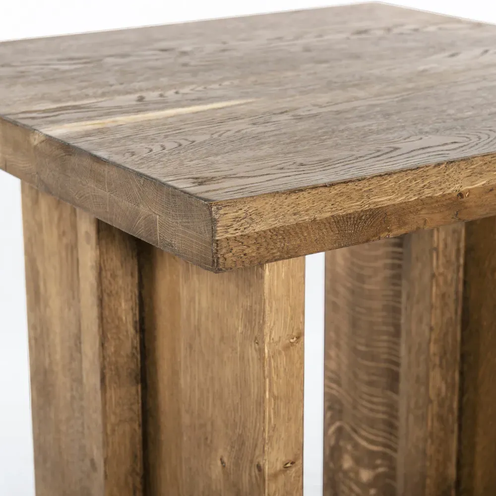Alston Square End Table - Brown, Oak