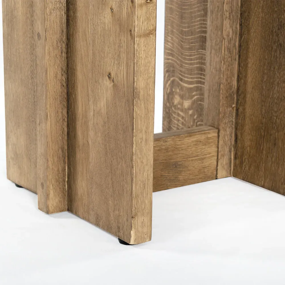 Alston Square End Table - Brown, Oak