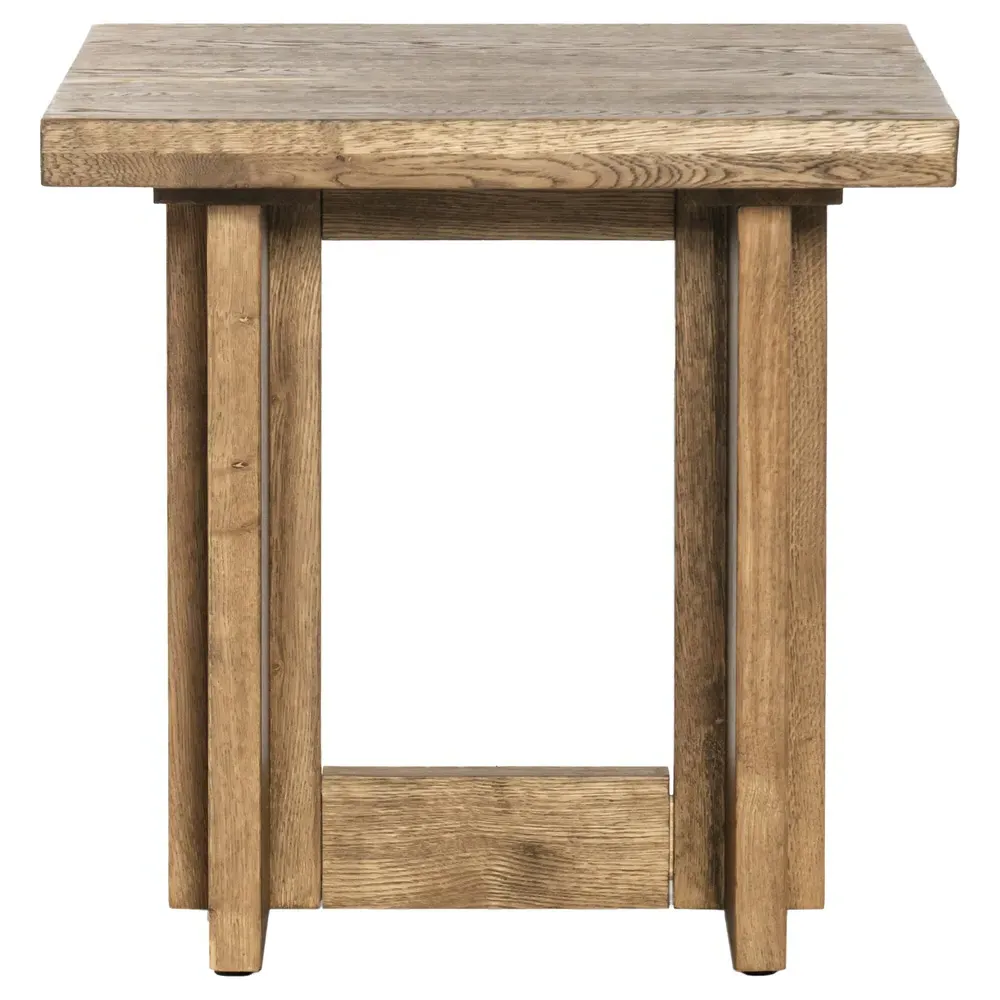 Alston Square End Table - Brown, Oak image
