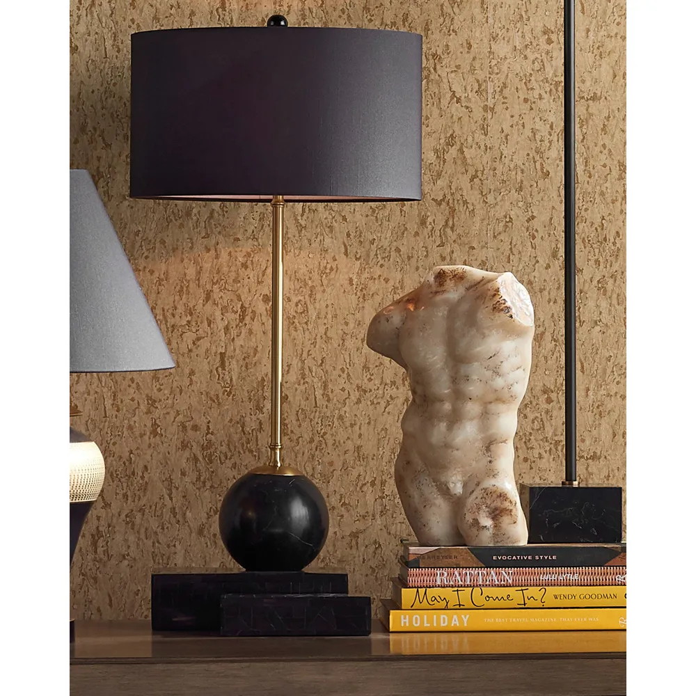 Altair Ancient Greek Torso Sculpture - Beige, Composite