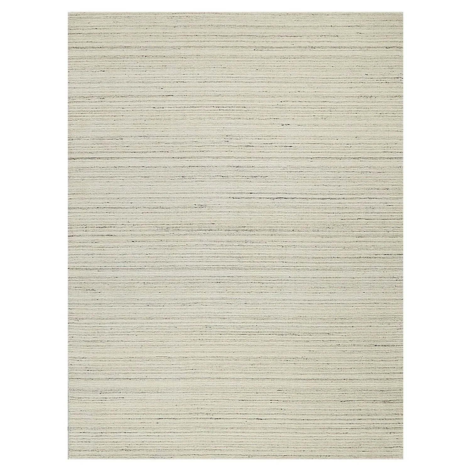 Althea 10'x14' Solid Rug - Silver, Wool