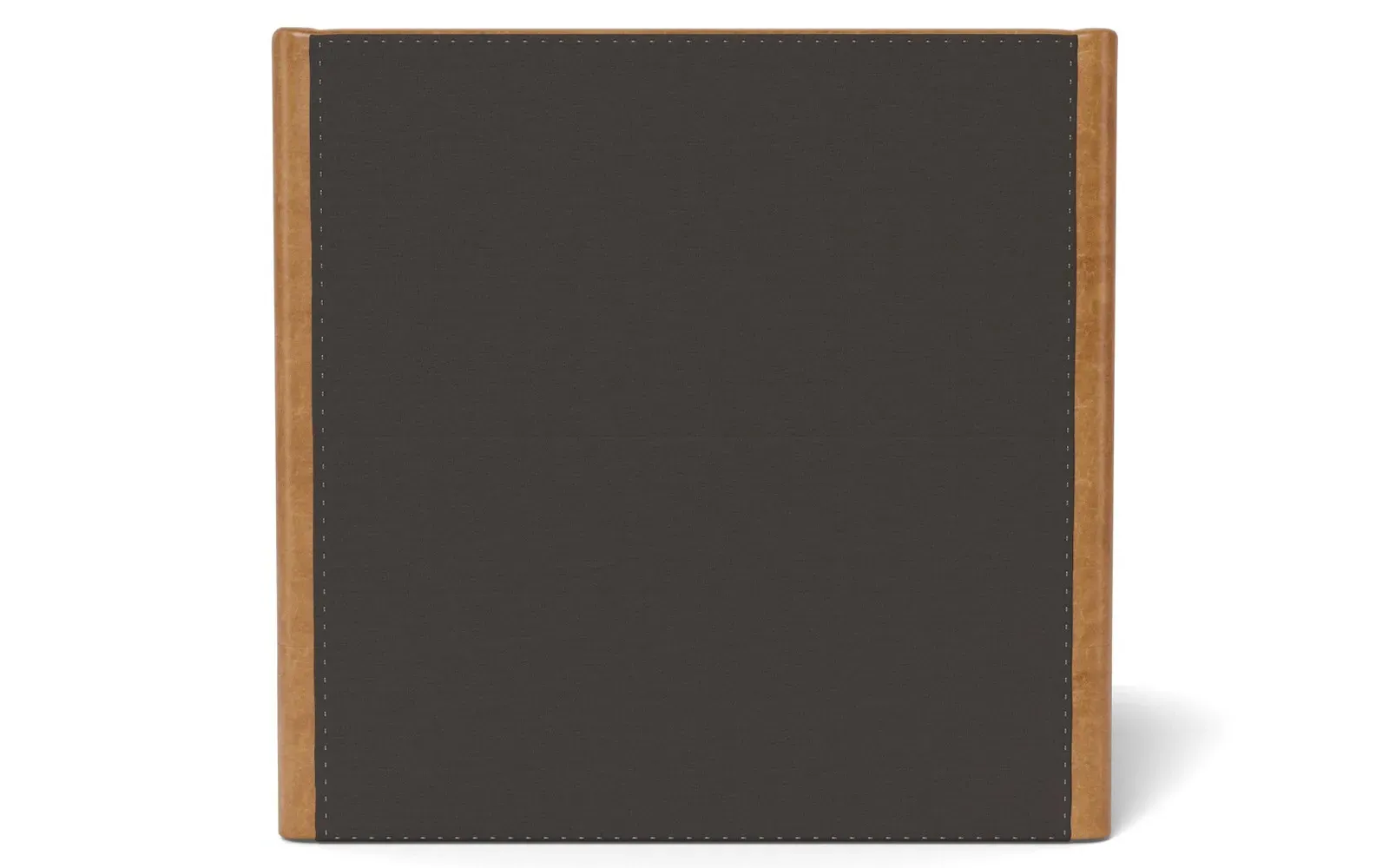 Althea King Size Bed Frame - Caramel, Leather