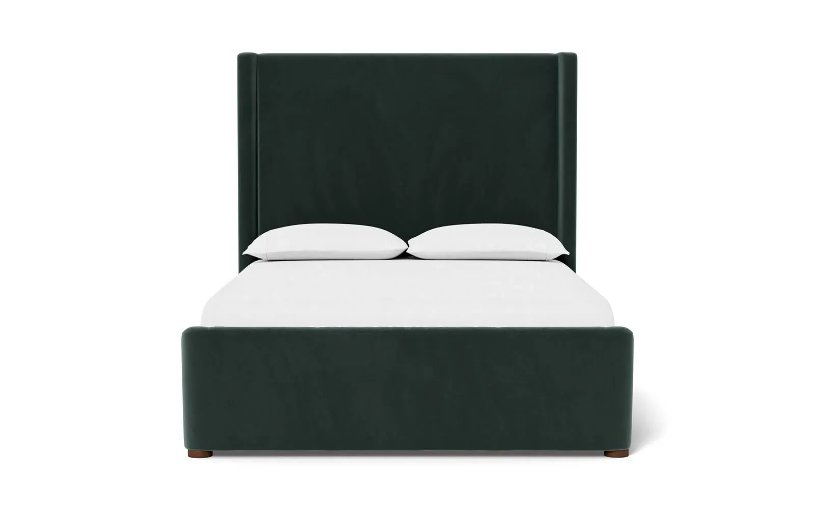 Althea King Size Bed Frame - Lagoon, Performance Velvet
