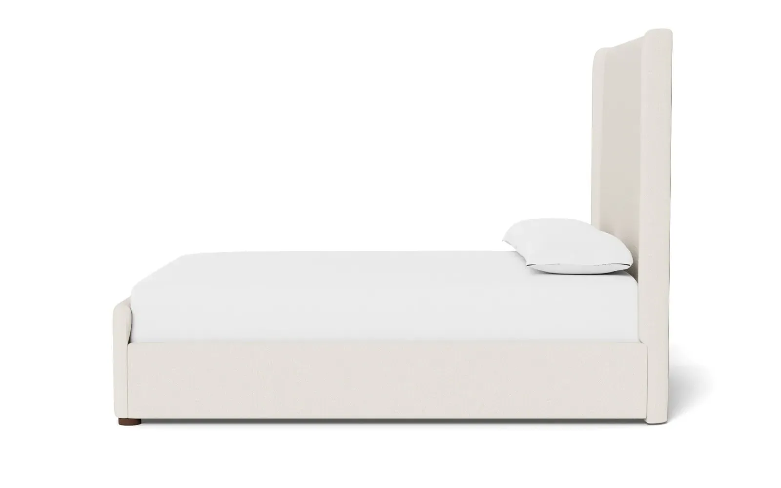 Althea King Size Bed Frame - Mascarpone, Basket Weave