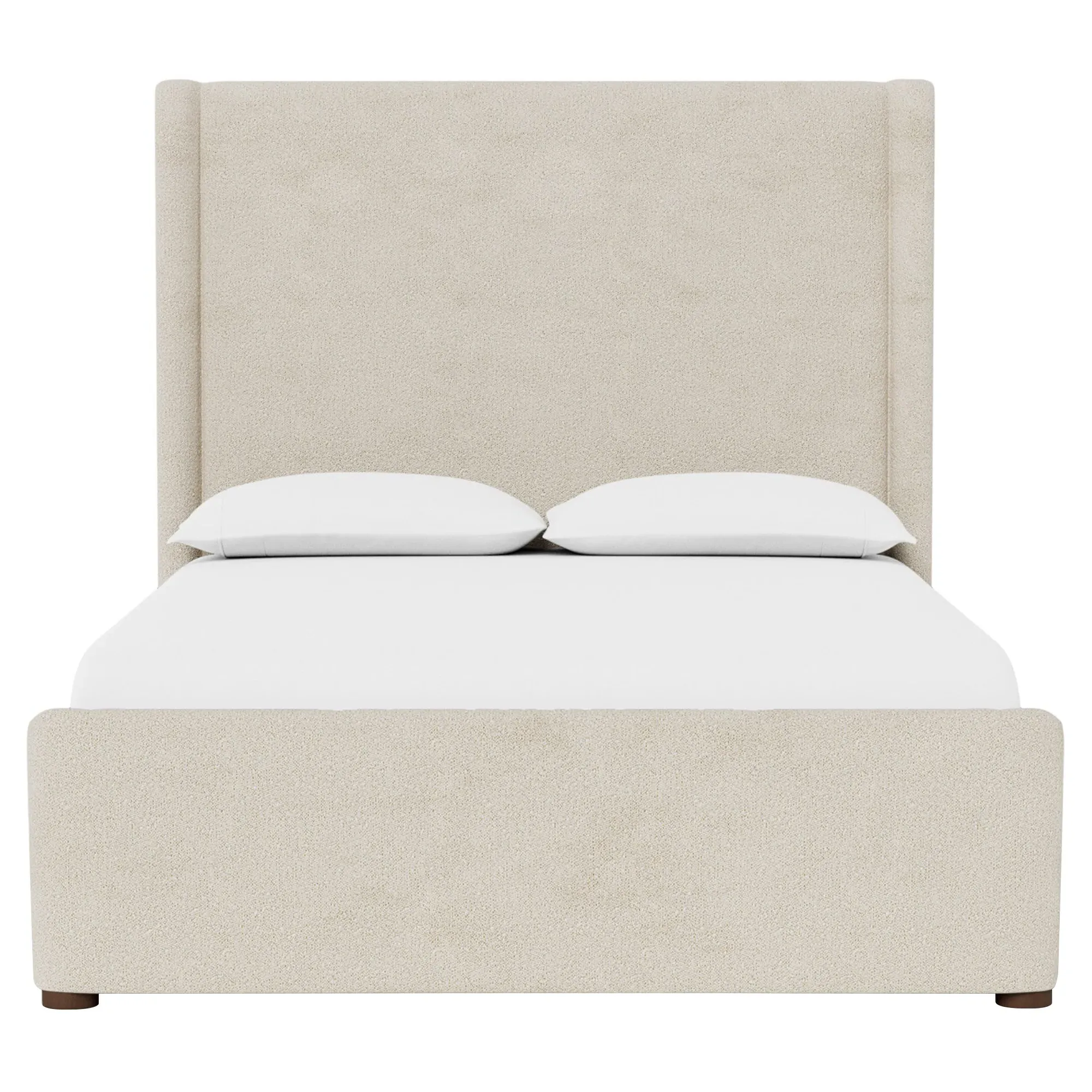 Althea King Size Bed Frame - Sugar Cookie, Boucle image