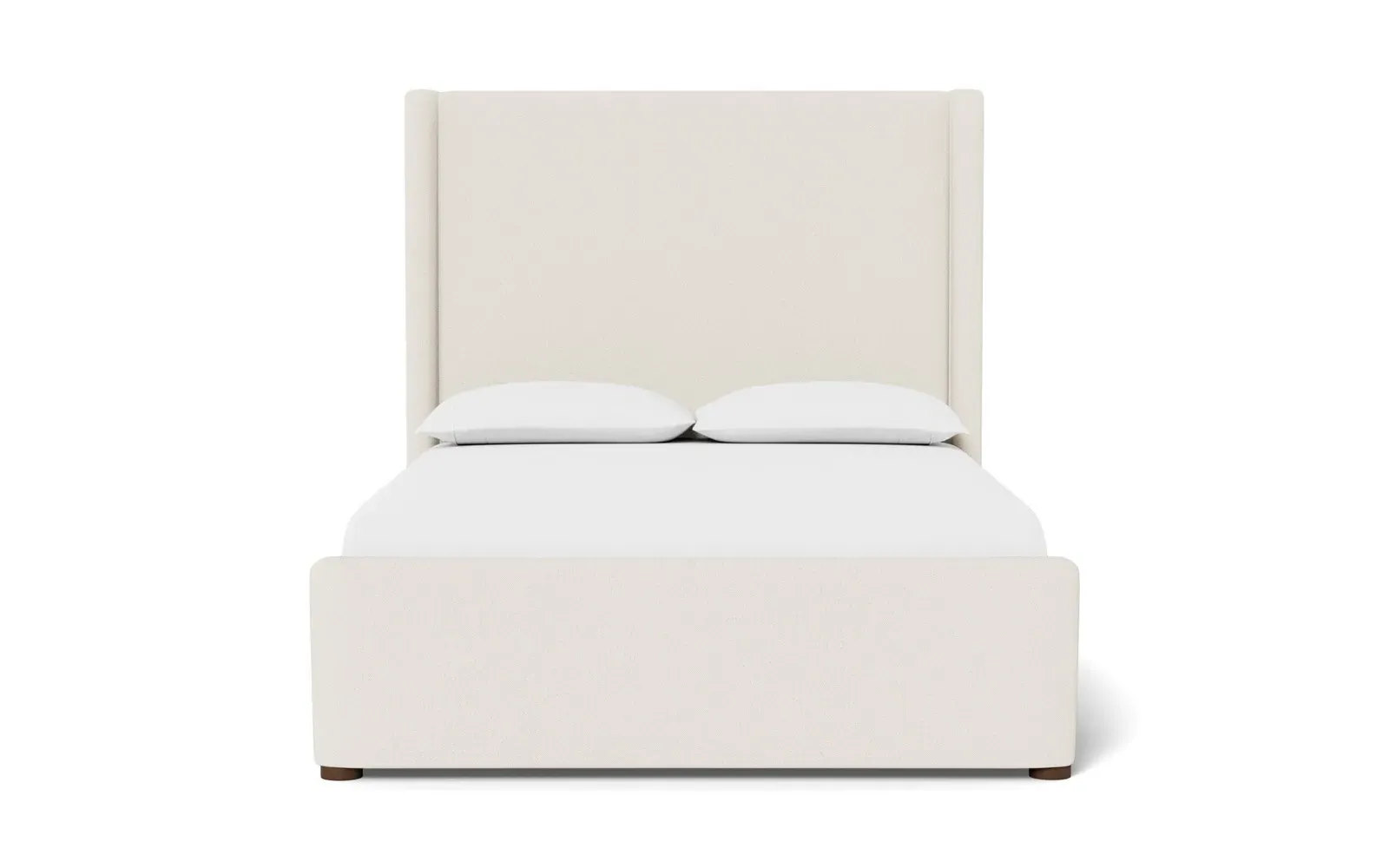 Althea Queen Size Bed Frame - Mascarpone, Basket Weave