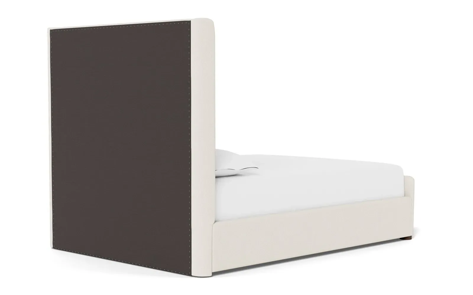 Althea Queen Size Bed Frame - Mascarpone, Basket Weave