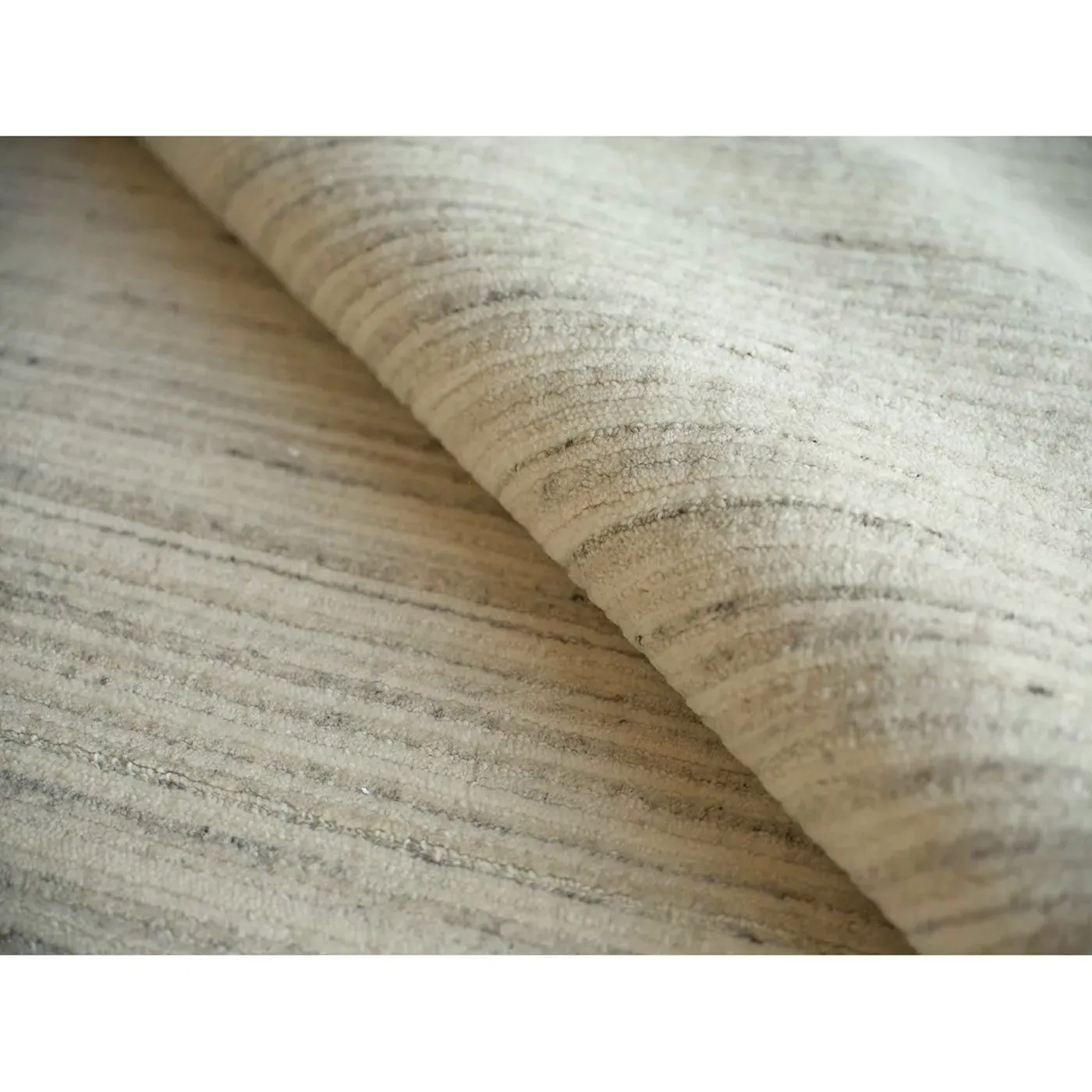 Althea Sample Solid Rug - Silver, Wool