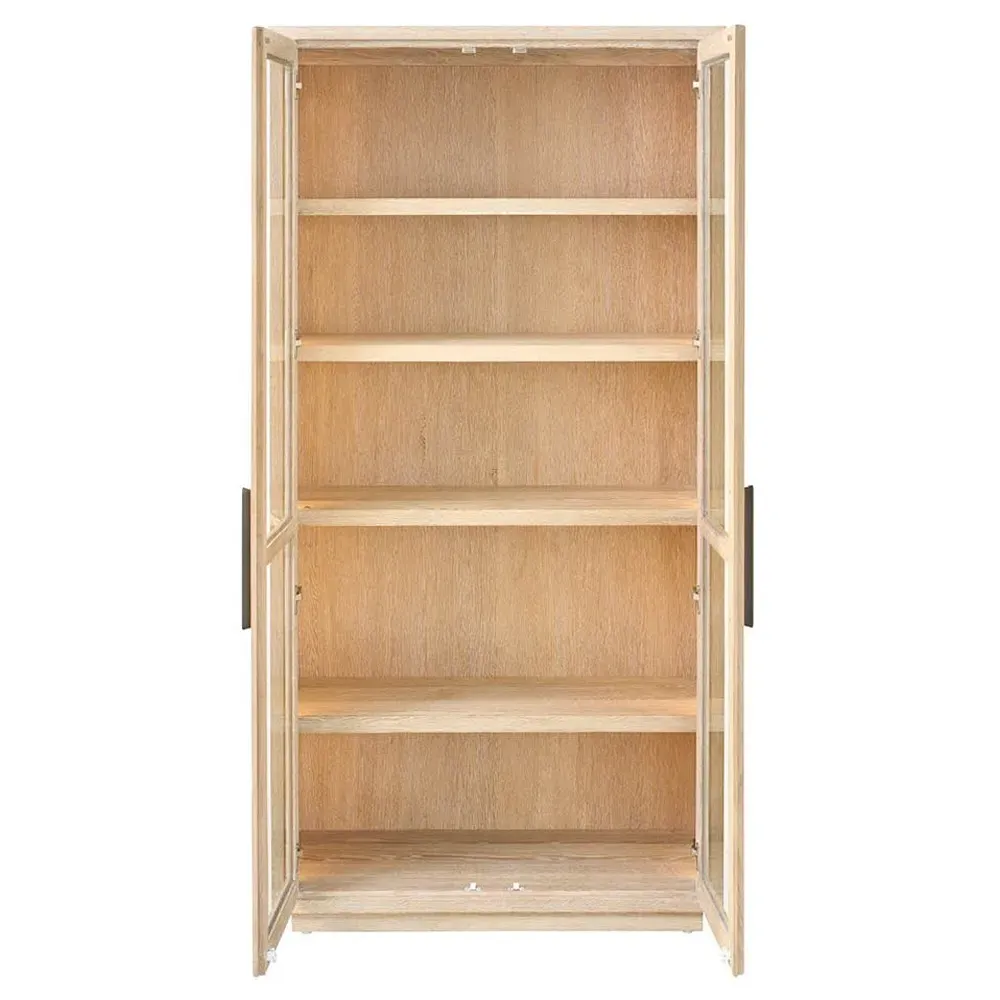 Alwyn Display Cabinet - Light Oak