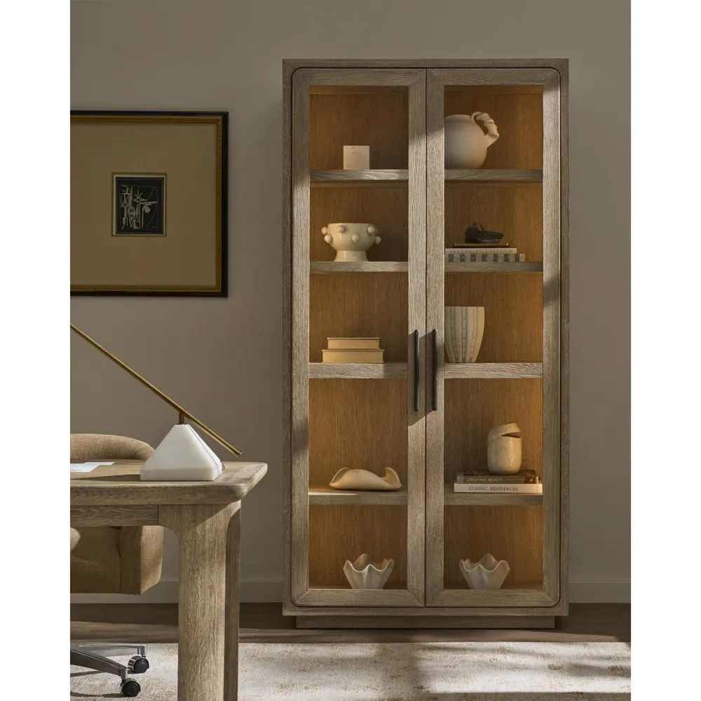Alwyn Display Cabinet - Light Oak