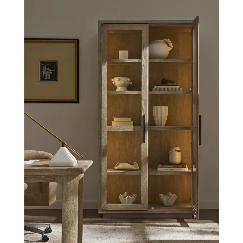 Alwyn Display Cabinet - Light Oak