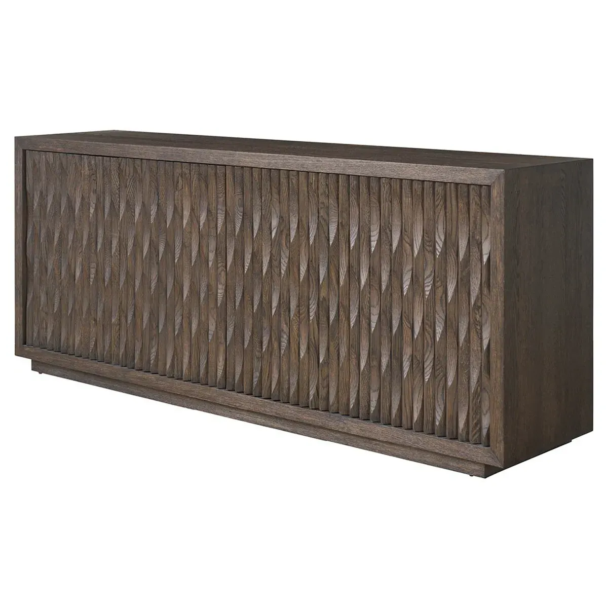 Alwyn Media Cabinet - Brown, Oak