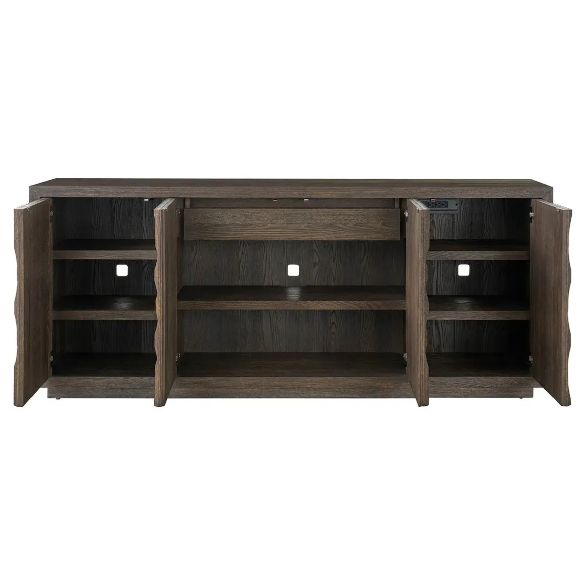 Alwyn Media Cabinet - Brown, Oak