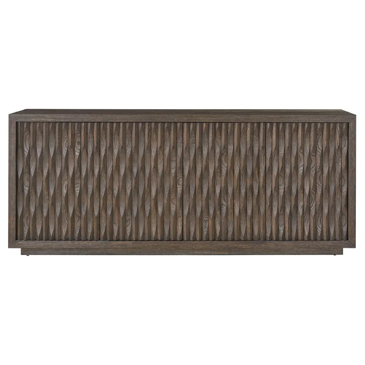 Alwyn Media Cabinet - Brown, Oak