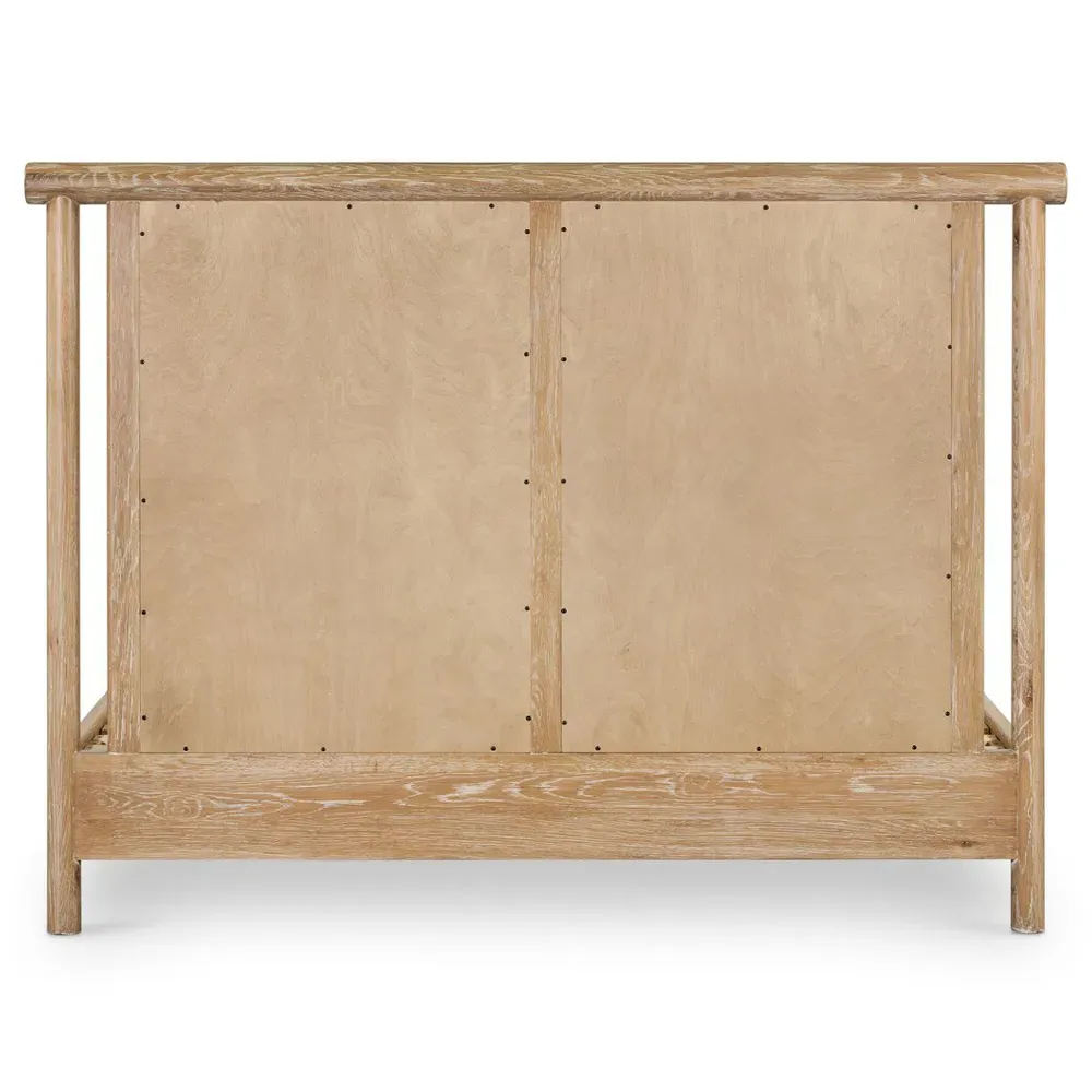 Alwyn Queen Size Bed Frame - Brown, Oak