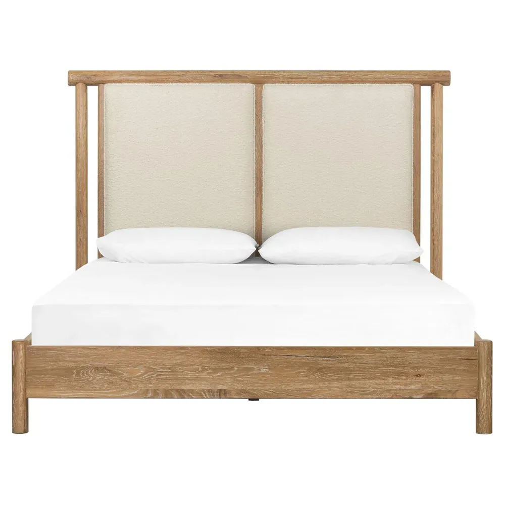 Alwyn Queen Size Bed Frame - Brown, Oak image