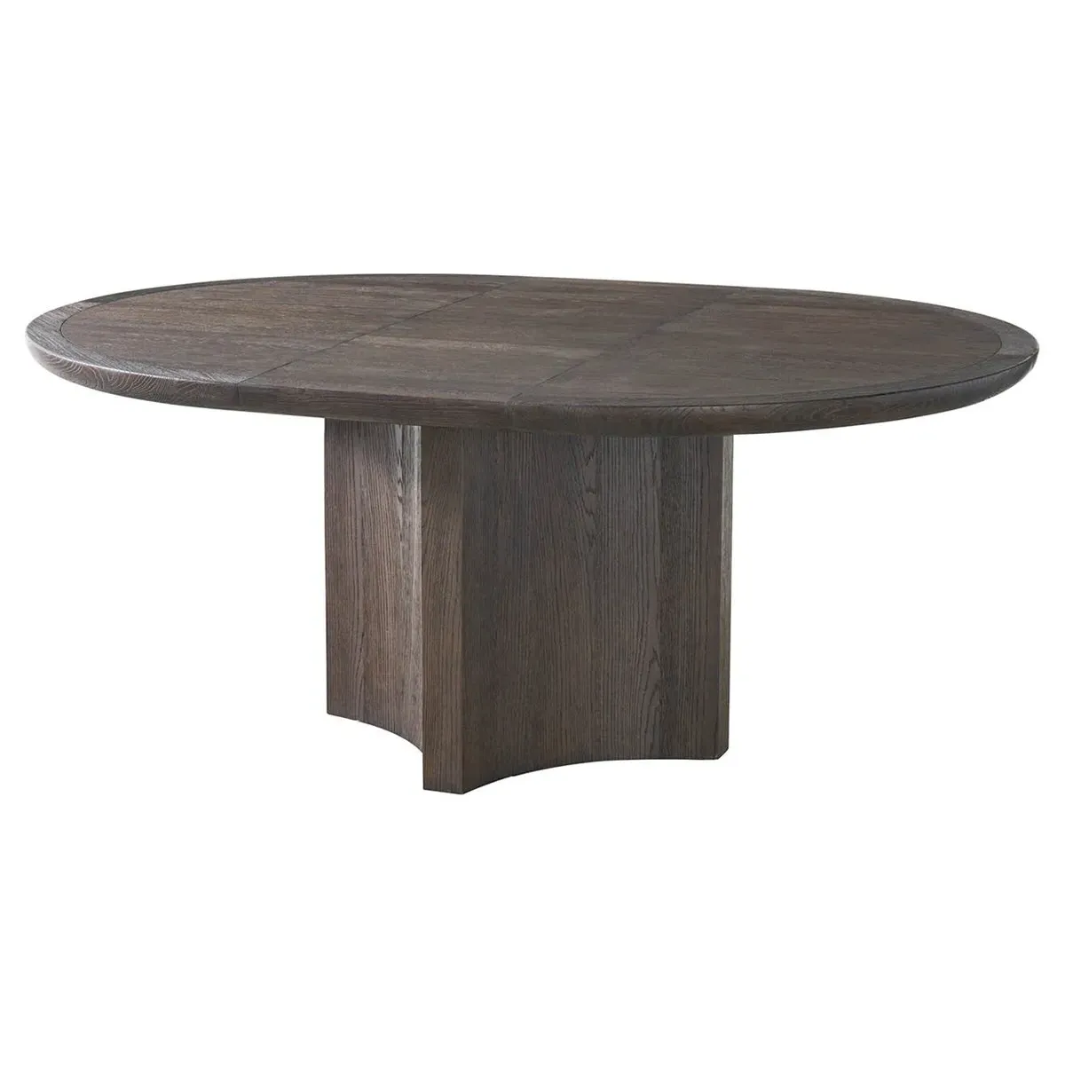 Alwyn Round Extendable Dining Table - Brown, Oak