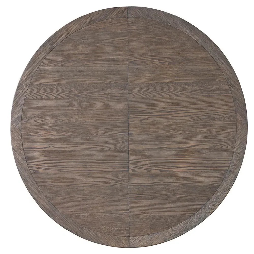 Alwyn Round Extendable Dining Table - Brown, Oak
