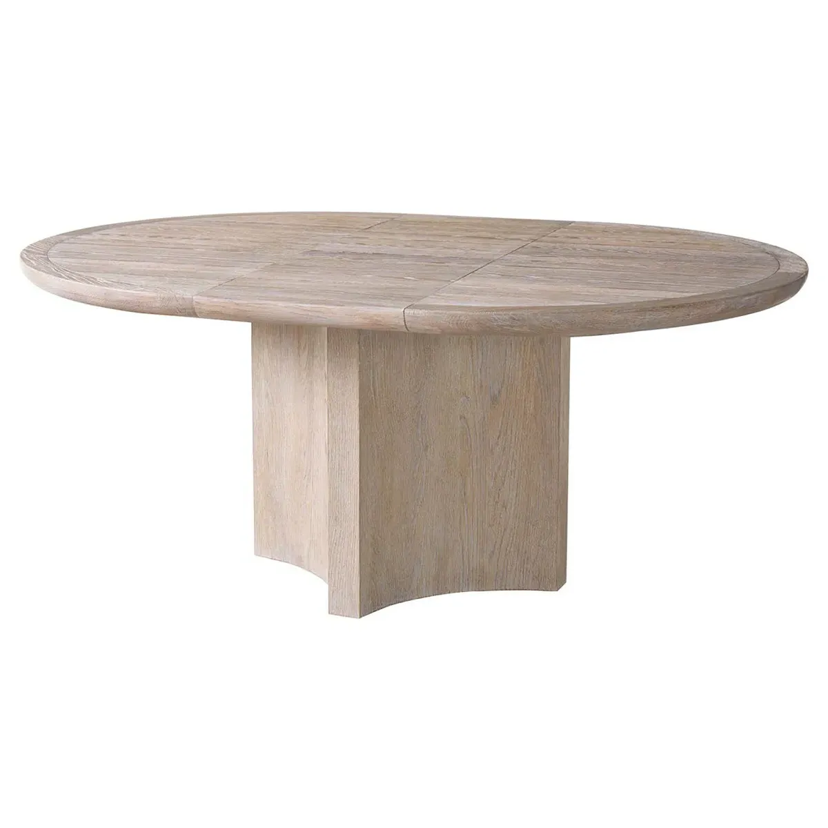 Alwyn Round Extendable Dining Table - Light Oak
