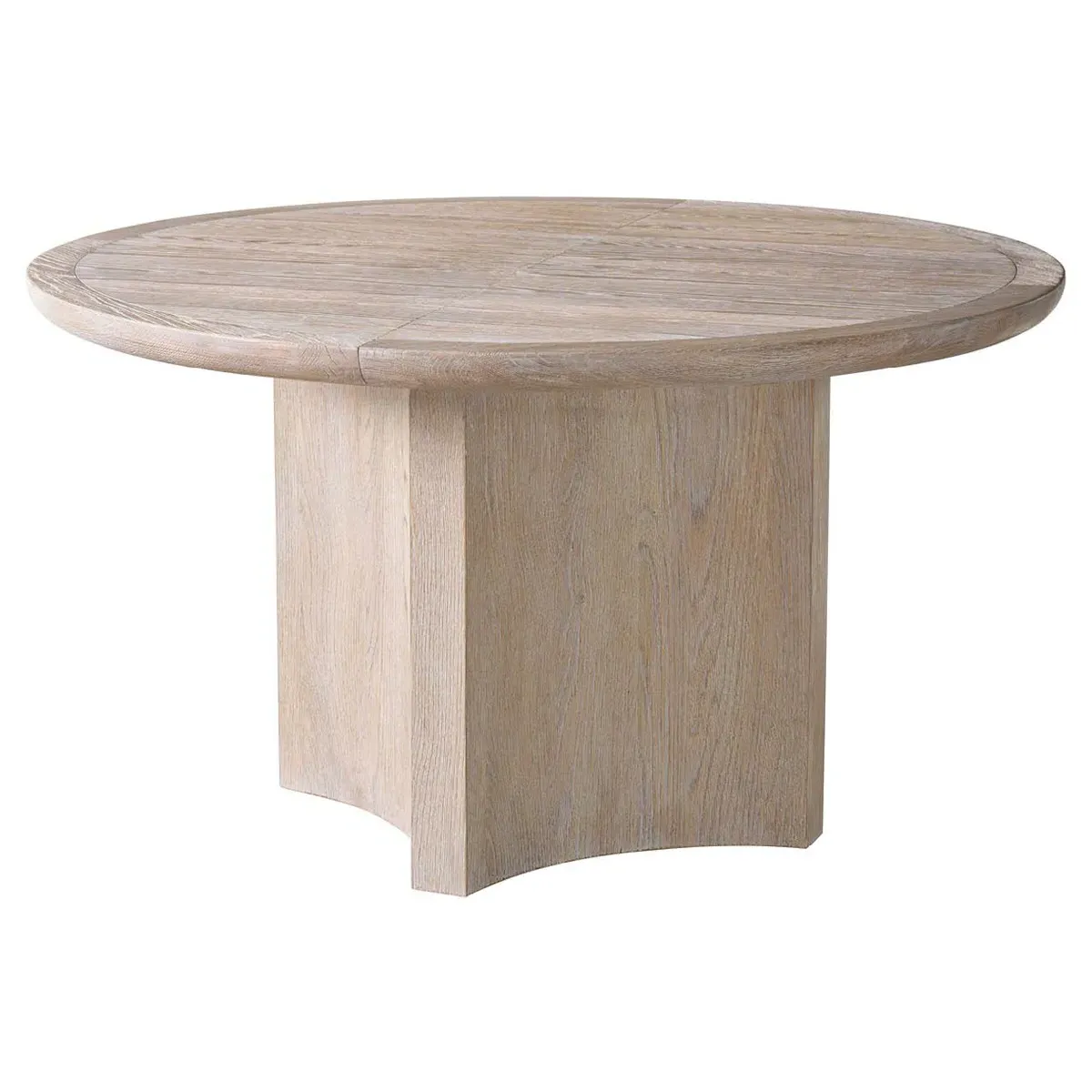 Alwyn Round Extendable Dining Table - Light Oak