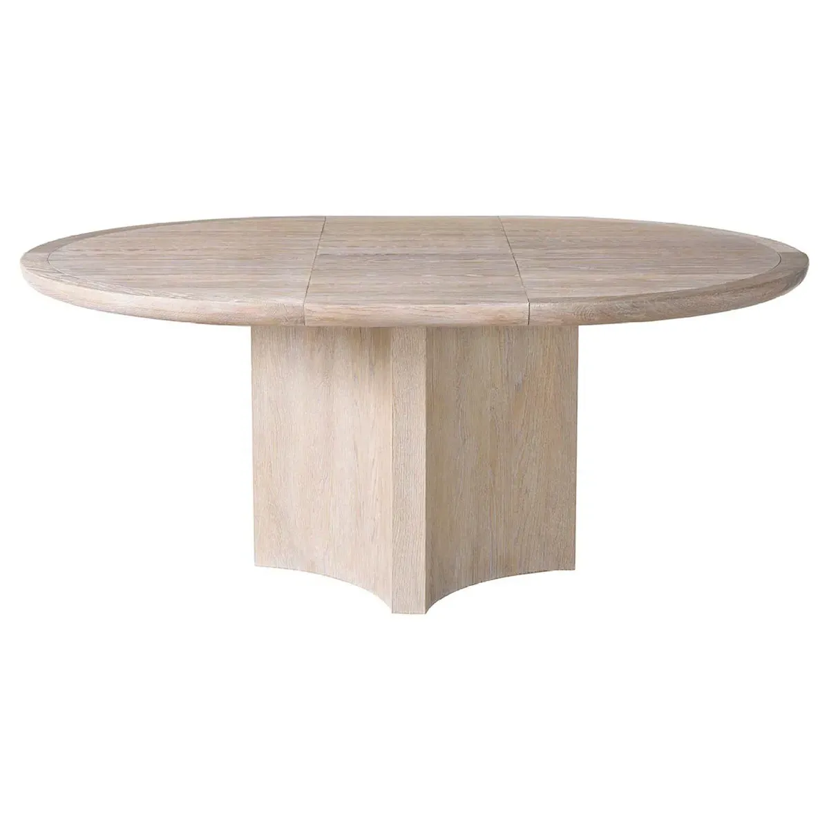 Alwyn Round Extendable Dining Table - Light Oak