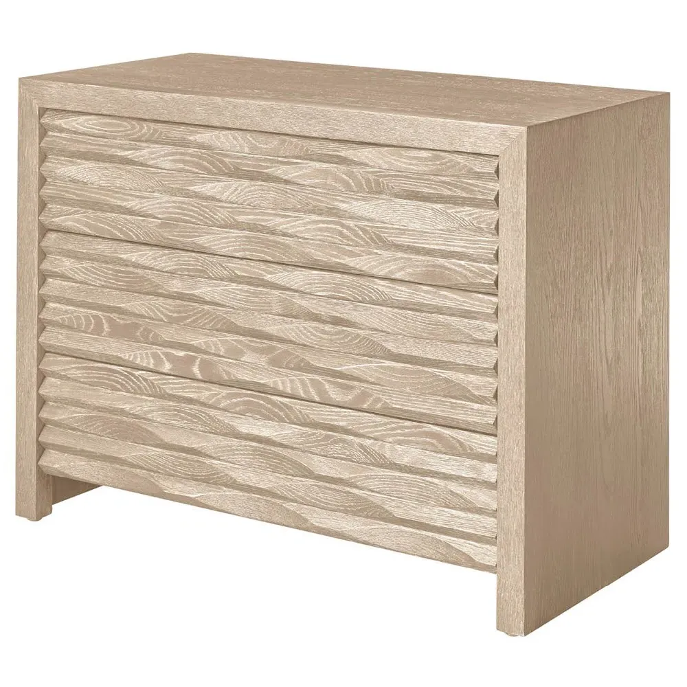 Alwyn Textured Bachelor Chest - Light Oak