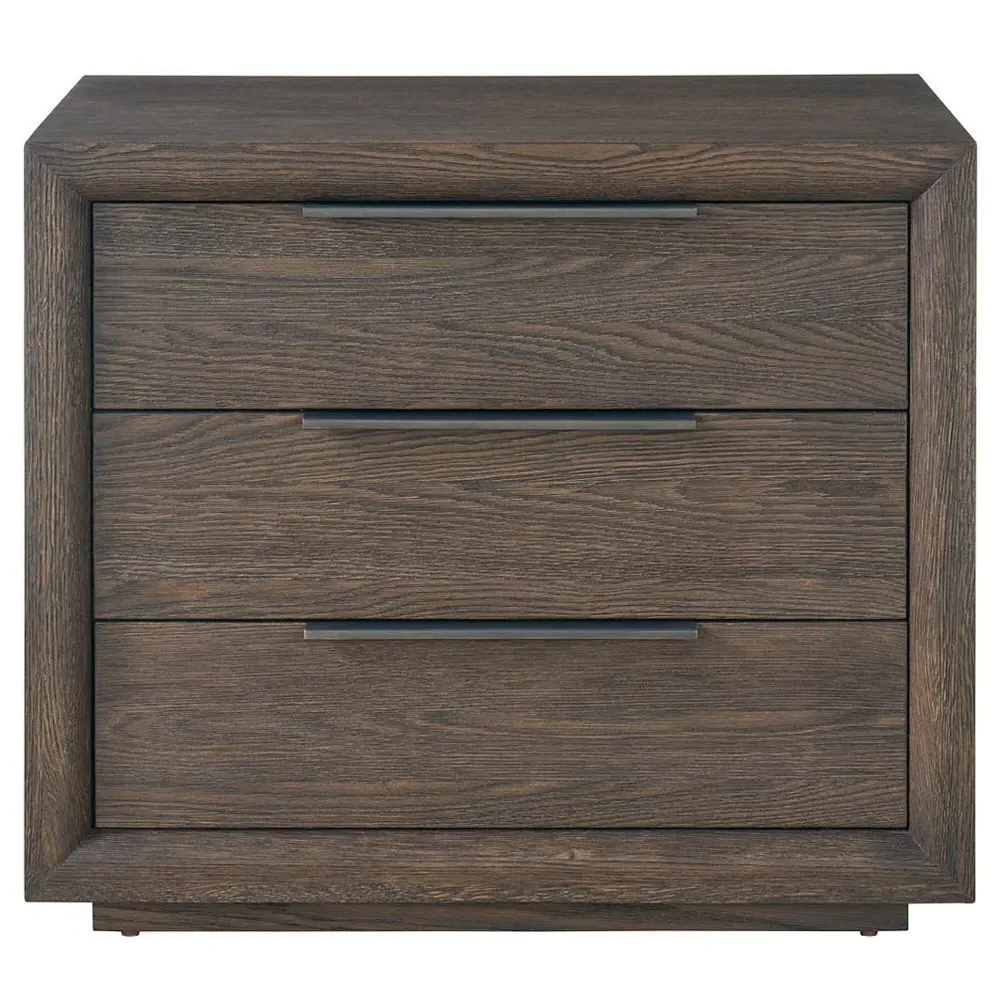 Alwyn Wide Nightstand - Brown, Oak image