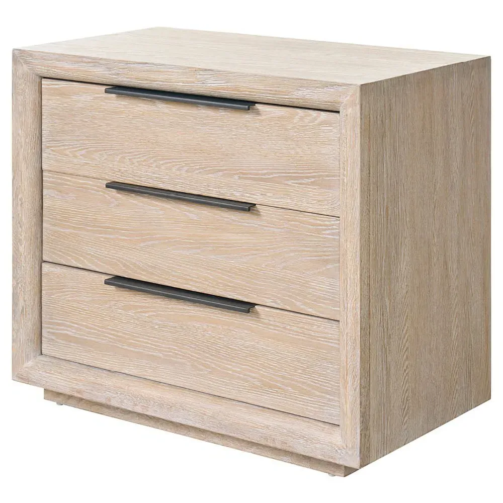 Alwyn Wide Nightstand - Light Oak