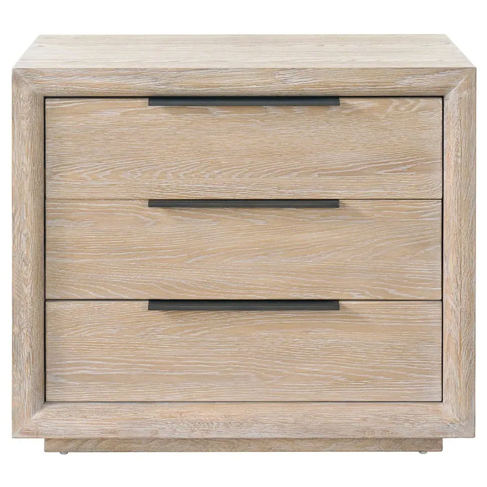 Alwyn Wide Nightstand - Light Oak image