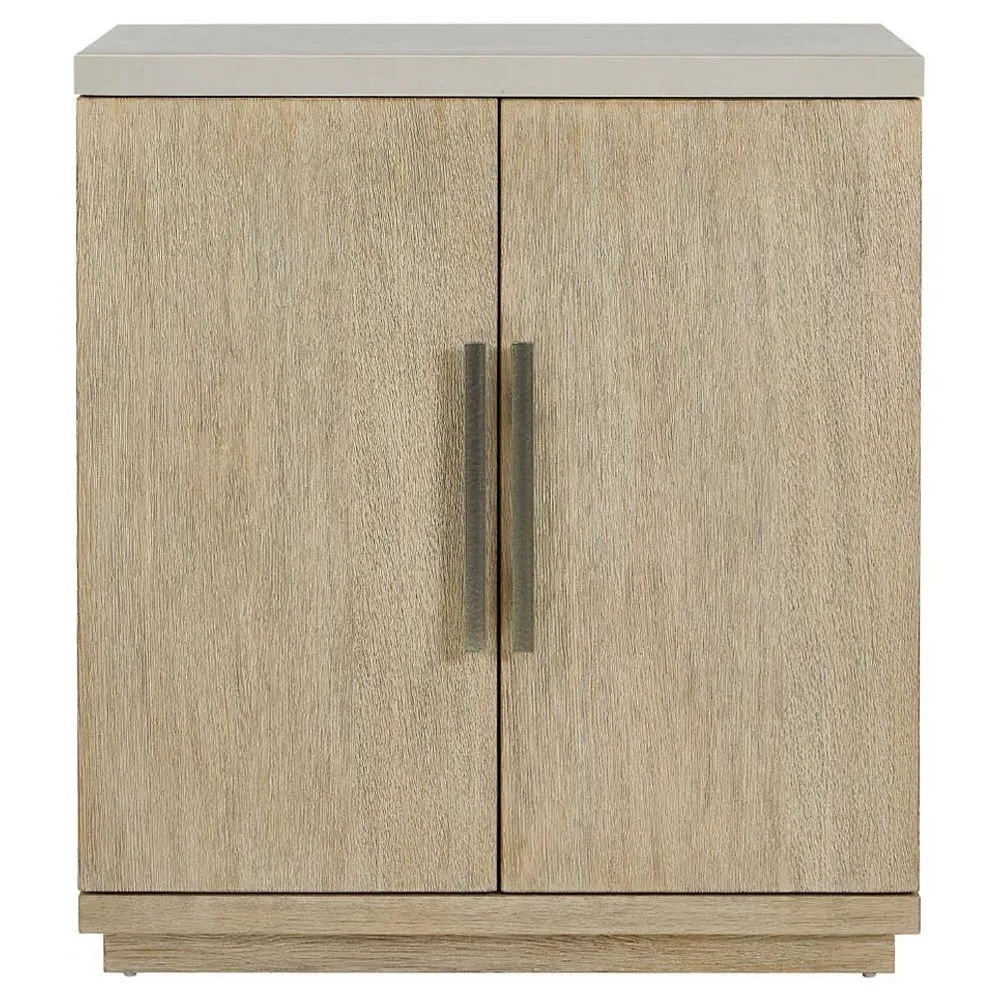 Aman Bar Cabinet with Storage - Brown, Oak image