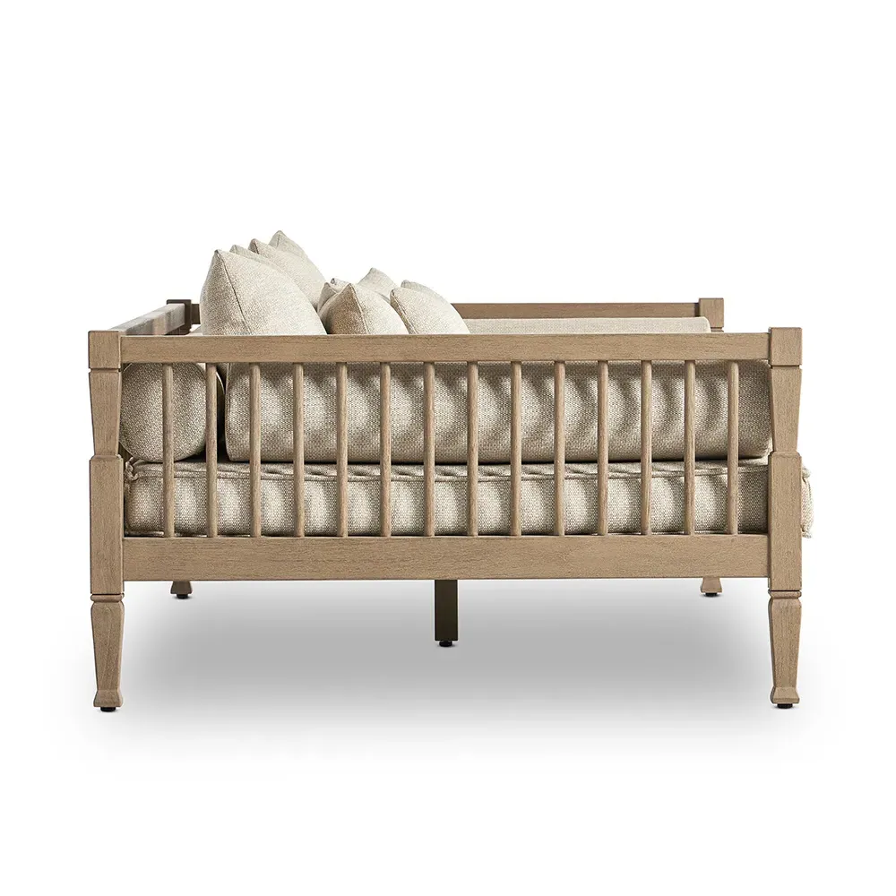 Amara Outdoor Sofa - Beige, Teak