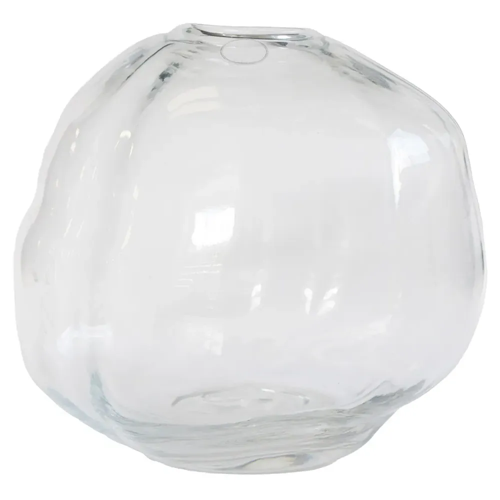 Amara Small Decorative Table Vase - Clear, Glass image