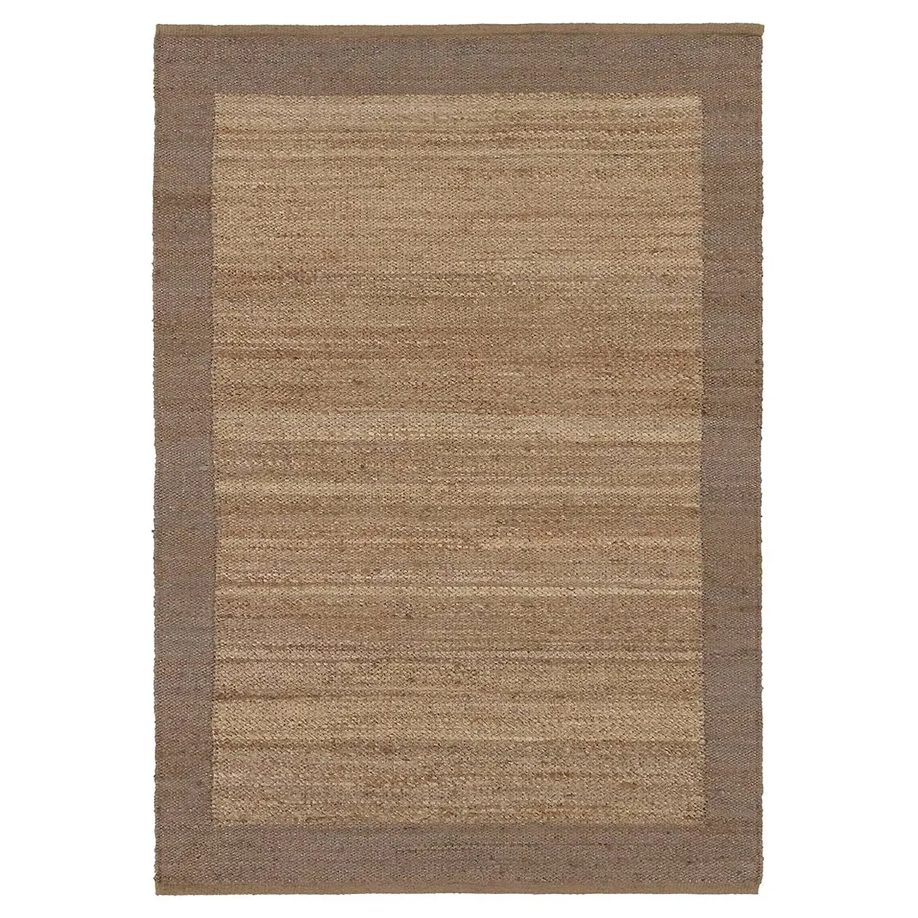 Amaris 8x10 Border Jute Rug - Brown