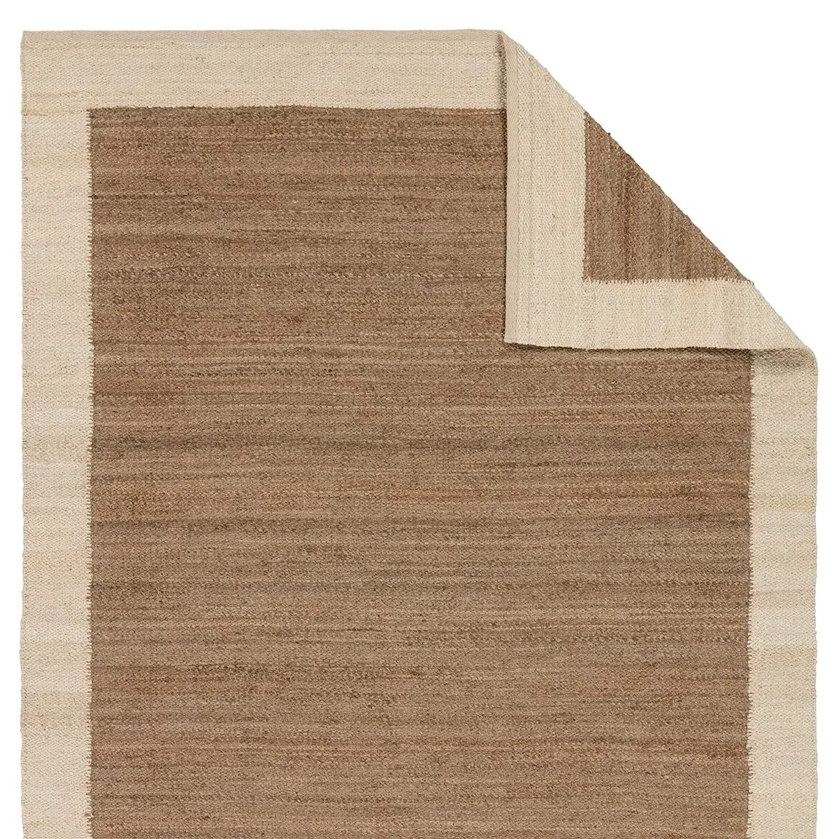 Amaris Sample Border Jute Rug - Cream