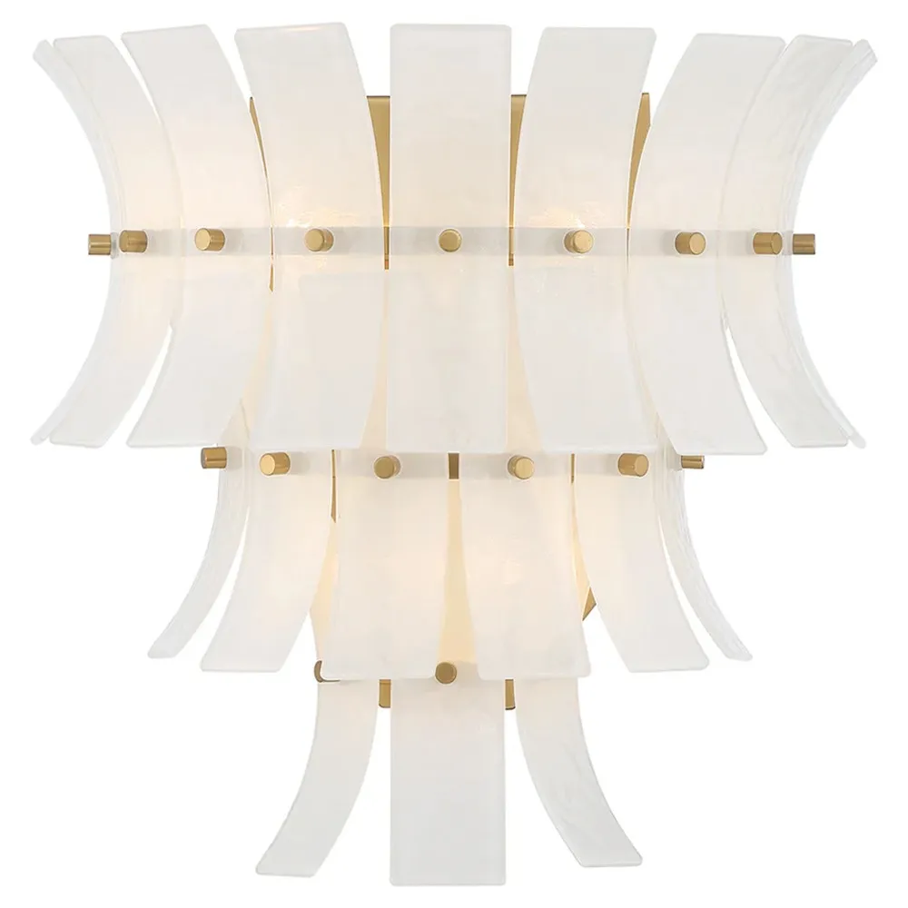 Amaris Wall Sconce - White, Steel image