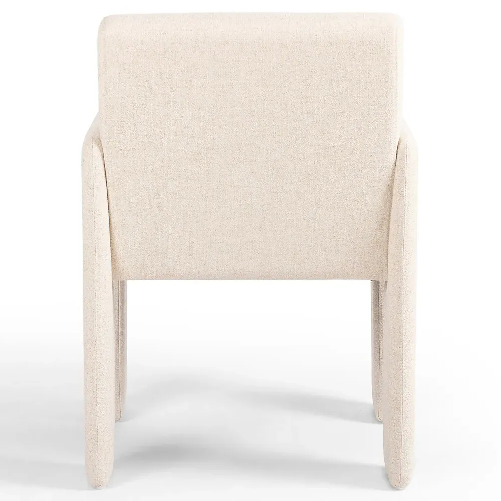 Amaya Dining Arm Chair - Off White